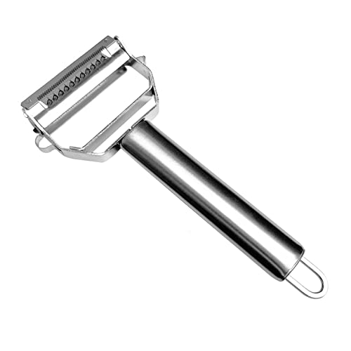 Éplucheur polyvalent en acier inoxydable, éplucheur de légumes, éplucheur de fruits et lames double face Éplucheur de légumes Julienne, Éplucheur de pommes Fruits Légumes Carottes Pommes de terre