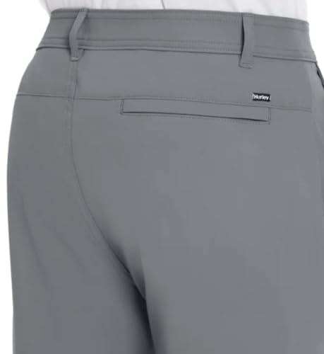 Hurley Men's Water Repellent Hybrid Performance Stretch Pant (US, Waist Inseam, 32, 30, Regular, Regular, Gray)4