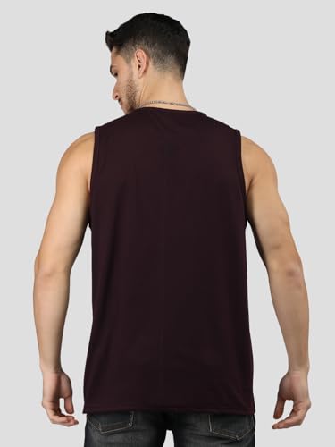 Image of CHKOKKO Sleeveless T Shirts Gym Vest for Men Workout Graphic Printed Premium Cotton Blend Tank Top for Man Running Vest Sando Gym Wear Lightweight Breathable Casual Summer Wear Boys