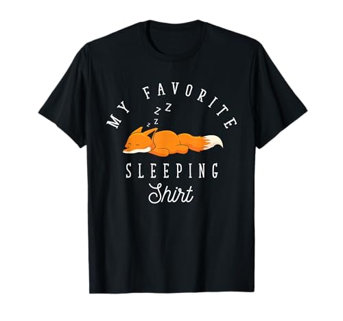 Animal De La Forêt Dormir Pyjama Chemise De Nuit Renard T-Shirt