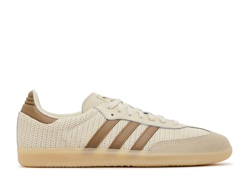 adidas Men's Crewht/Cardbo/Crysan Samba OG Cream whiteCardboard/Crystal Sand 13.5 US