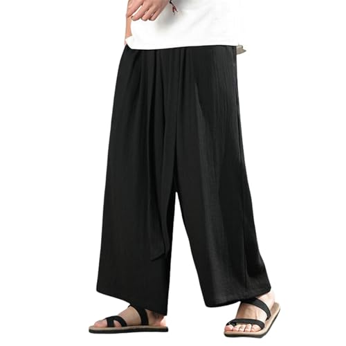 Pantalon en coton et lin homme style chinois reconnectez-vous au confort authentique et vintage