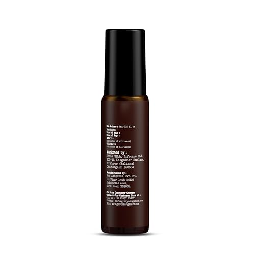 Image of Aura Golden Dew Roll-On | Natural Floral Perfume Oil with Rose & Mimosa Extracts | Alcohol-Free, Skin-Friendly & Long-Lasting Fragrance, 8ml