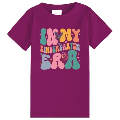 First Day of Kindergarten Shirt First Day of School Gifts for Kids Kindergarten Shirts for Girls T-Shirt Top