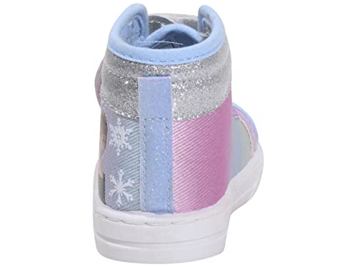 Girl's Frozen High-Top Sneaker (Toddler/Little Kid) Purple/Blue 11 Little Kid M4