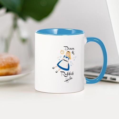 Taza de cerámica 11 oz Down The Rabbit Hole miniatura 4