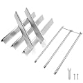 QuliMetal 7536 7508 Grill Replacement for Weber Genesis Silver B/C Gold B/C, Spirit 700, Spirit E-310, E-320 (2007-2012) Side Control Grills, 28 1/8" SUS304 Burner Tube, 22.5" Grill Flavorizer Bars