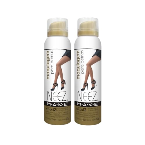 Kit Maquiagem Para Pernas Pele Clara Neez Make 2 unidades 150ml A Prova D'água