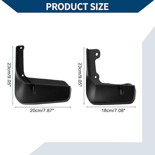 Image of Mud Flaps Splash Guards W /Mount Accessories for Toyota Camry 8th Generation 2015-2017 Front & Rear Mud Guards