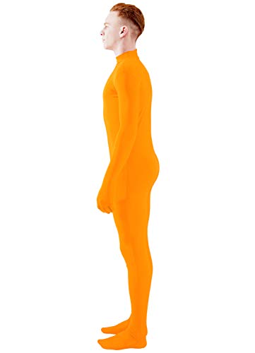 Image of Ensnovo Mens Mock Neck Full Body Unitard Spandex Zentai Suits Costumes