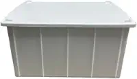 Caixa Plástica Frigorífica Multiuso 61L para Congelamento Câmara Fria Com tampa