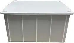 Caixa Plástica Frigorífica Multiuso 61L para Congelamento Câmara Fria Com tampa