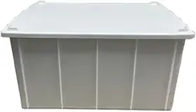 Caixa Plástica Frigorífica Multiuso 61L para Congelamento Câmara Fria Com tampa