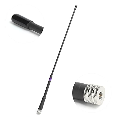 Heayzoki Antenne GPS, Antenne Alpha Portable Antenne Souple à Gain Élevé pour Garmin GPS Astro 430 320 900 220 /Alpha 50 100, Antenne Talkie-Walkie(Le Noir)