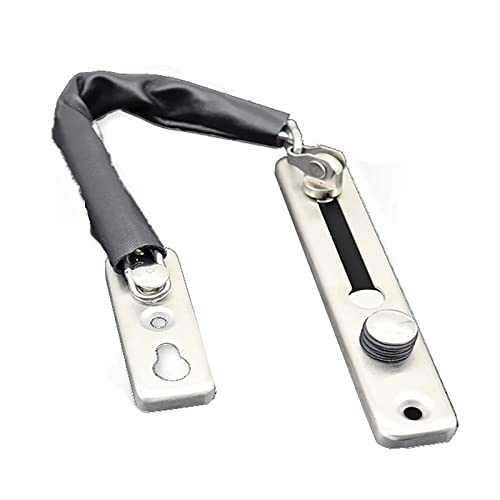 Garde-chaîne de sécurité et verrou de porte en acier pour maison