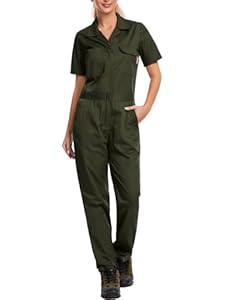 Work Idea Damen-Arbeitsoverall KC0126 Olivgrün