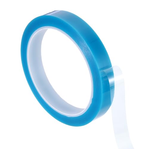 Image of PATIKIL 15mm x 50m Refrigerator Tape PET Fridge Non-Residual Adhesive Tape for Fixing Drawer Refrigerator Air Conditioner Printer Sky Blue
