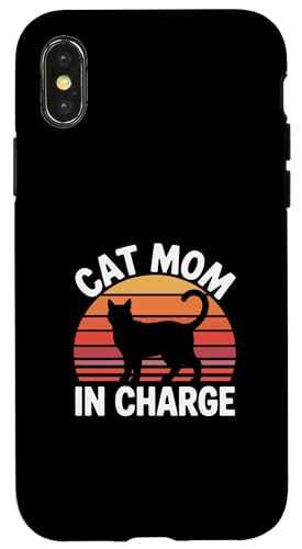 Cat Mom In Charge �X�}�z�P�[�X iPhone X/XS �p