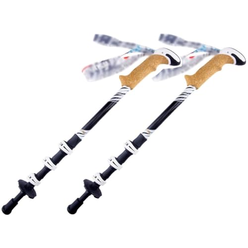 2 Pack Adjustable Trekking Poles, Lightweight Walking Sticks for Women, Outdoor Activities Gear, for Backpacking