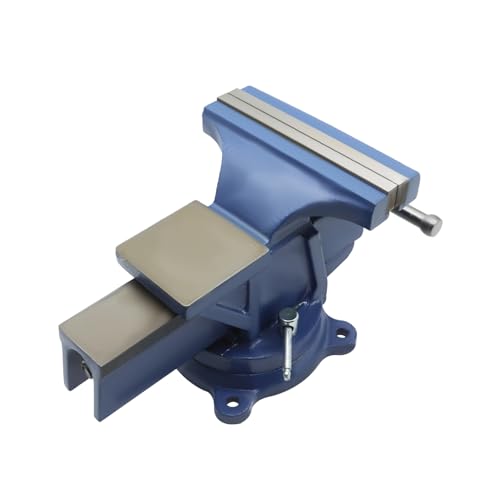 Nakkaa 6 Inch Lightweight Bench Vise 360 Swivel Rotating Base Workbench