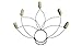 Lotus Pair of Handmade Fire Fans for Dance & Performance - Professional Sturdy with Kevlar Wicks, Durable Steel Frame & Powder Coating, Ideal for Fire Shows & Festivals