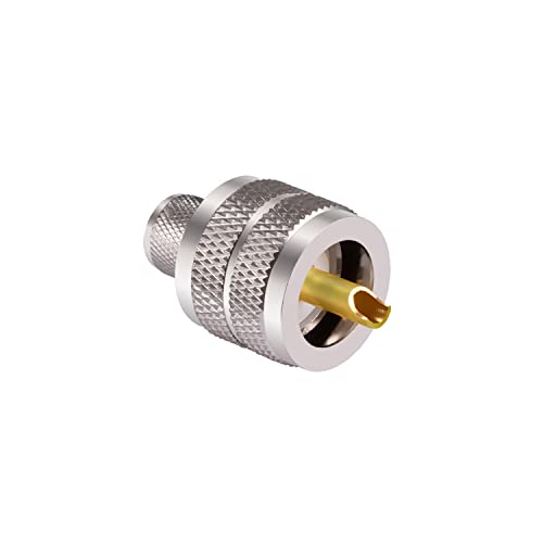 Pack de 5 conectores macho PL-259 UHF 50 Ohm miniatura 2
