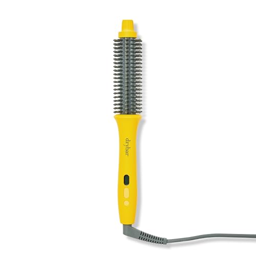 Drybar The Curl Party Heated Curling Round Brush – Salon Curling Wand with Long-Lasting, Shiny Results