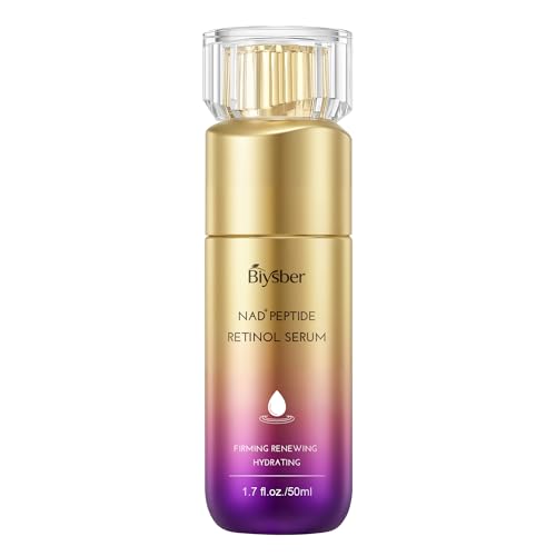 Image of NAD+ Retinol Collagen Face Serum: Anti-Aging Peptide Serum, Tightens Skin, Reduces Wrinkles & Fine Lines, Hydrating Serum for Radiant Glow