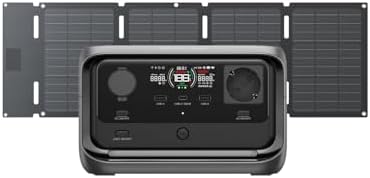 EcoFlow RIVER 3 Plus Central eléctrica portátil con panel solar d...