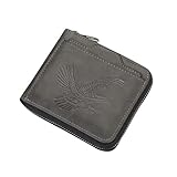 Carteras para Hombre Cartera Hombre Cartera De Wallets for Men Piel con Monedero Cremallera Tarjetas Juveniles Personalizada Pequeña Tarjetero Carteira Homem Joven San Valentín Caballero Cuero
