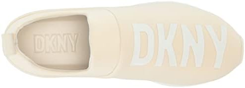 DKNY Women's Lightweight Slip on Comfort Sneaker, Egg NOG, 8 | Image 4