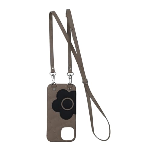 MARY QUANT }[Ng iPhone 15 14 13 p P[X X}zV_[ PU QUILT LEATHER NEW SLING CASE fB[X x[W