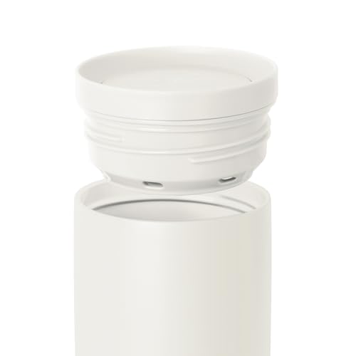 Image of Simple Modern Travel Coffee Mug Tumbler with 360 Lid | Ceramic-Lined Insulated Stainless Steel Cold Brew Iced Coffee Cup | Gift for Women Men Her Him | Voyager Signature | 16oz | Cream