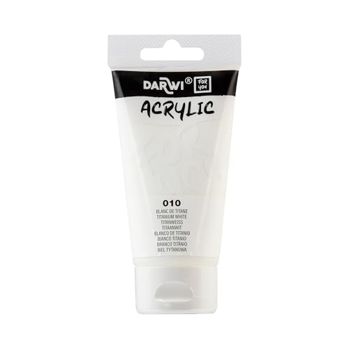 Darwi For You DF5150075010C Acrylique 75ml Opaque Blanc de titane