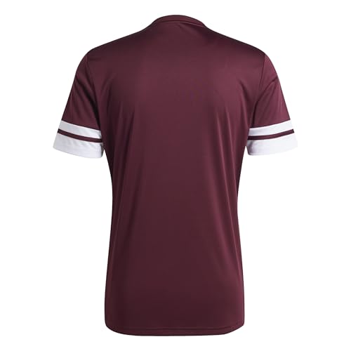 adidas Herren Squadra25 Jersey Short Sleeve Shirt, Team Maroon 2/White, 3XL – Ansicht 4