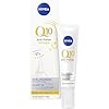 NIVEA Q10 Anti-Falten POWER Extra Straffende Augenpflege, Augencreme mildert Falten & Schwellungen, straffende Feuchtigkeitscreme mit Q10, Kreatin & Hyaluronsäure (15 ml)