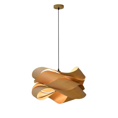 Suspension simple en bois pour table à manger et îlot de cuisine chaleureux