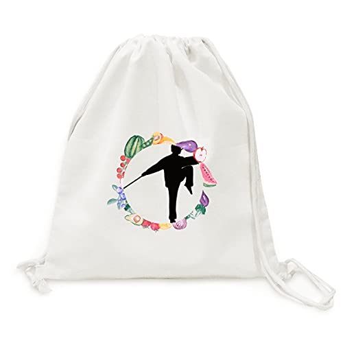 Sac en tissu pliable à sangle pour fruits et légumes au marché bio de quartier