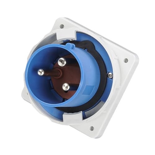 Prise industrielle étanche SP-3665 IP67 125A 3P connecteur encastrable triphasé
