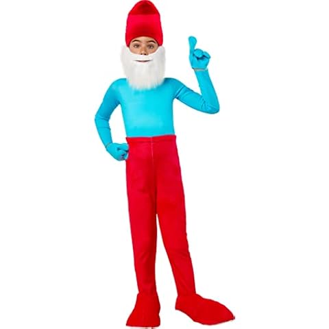 Rubie's Papa Smurf Costume Jumpsuit Cover