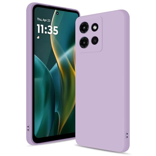Btstring Silicone Case for Motorola Moto G 5G 2025, Purple