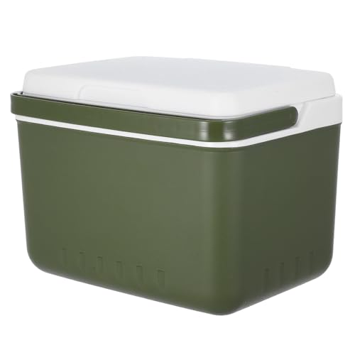 TOBBOMEY ポータブル断熱クーラーボックス 軽量漏れ防止保冷保温アウトドア用 持ち手付きキャンプ ピクニック ビーチ 車載対応小型収納ボッ