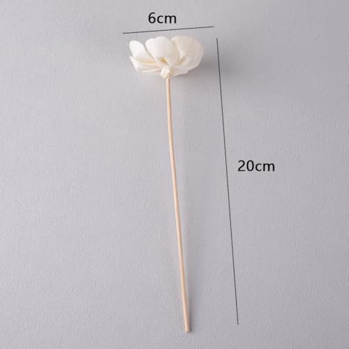 Palitos decorativos para difusor de aroma 5 Pzs Blanco miniatura 2