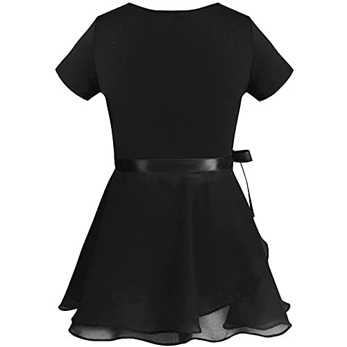 ZUYPSK Kids Girls Ballet Leotard with Dance Skirt Toddler Ballerina Outfits Clothes Ballet Tutu Dress3