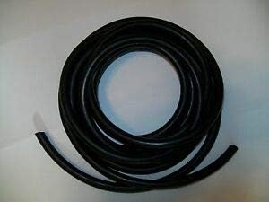Tim Shop 1/16x1/32 Latex Rubber Tubing 5' Feet 1/8 OD Black 1/16 ID x 1/32 Wall for Elastic Parts Outdoor