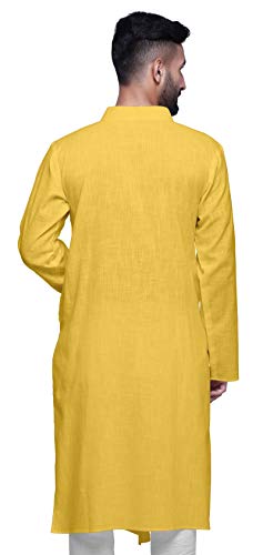 Atasi Mandarin Collar Mens Kurta Shirt Solid Cotton Flex Long Kurta for Boys3