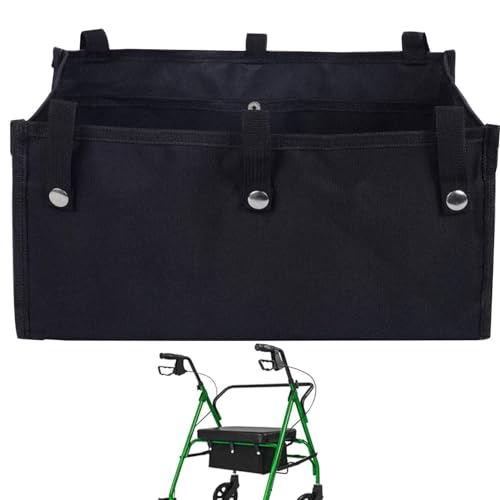 Rollator Walker Storage Bag - Under Seat Replacement Basket, Organizer Attachment | Convenient Carrying Bag For Books, Shopping, And Personal Items, Ideal Accessory For Rollators For Enhanced Mobility