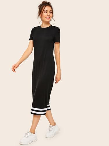 Image of KOTTY Women's Bodycon Solid Midi Dress