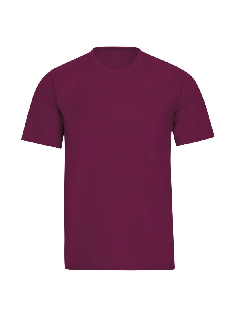 Trigema Women's Deluxe Cotton T-Shirt, Sangria, 14