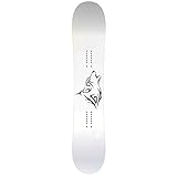 Tribal Howling Wolf Outline Snowboard Sticker All Weather 6' Vinyl Decal - [Black]